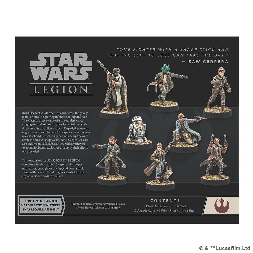 Star Wars Legion: Rebel Sleeper Cell Unit Expansion (ONLINE ORDER ONLY)