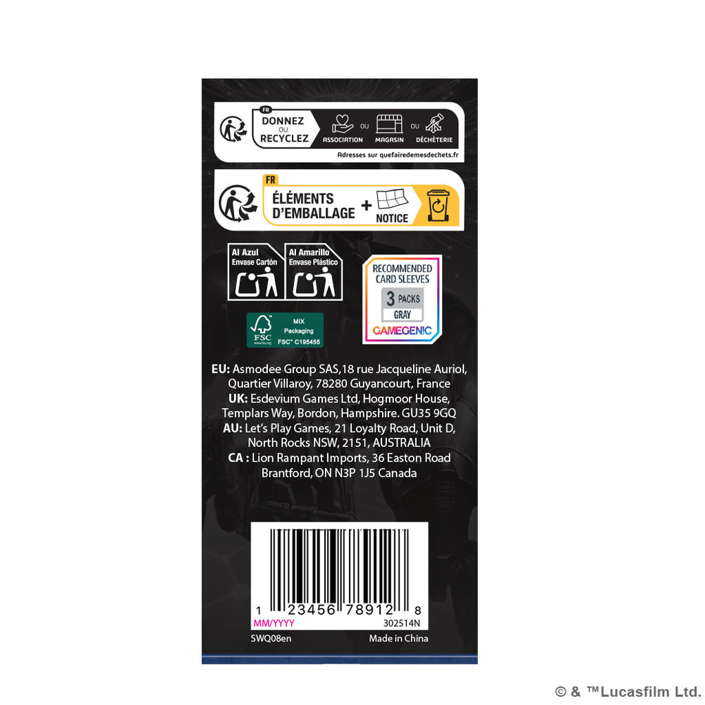 Star Wars Legion: Separatist Alliance Unit Card Pack
