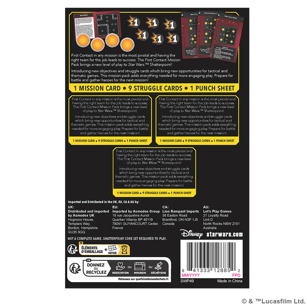 Star Wars Shatterpoint: First Contact Mission Pack (ONLINE ORDER ONLY)