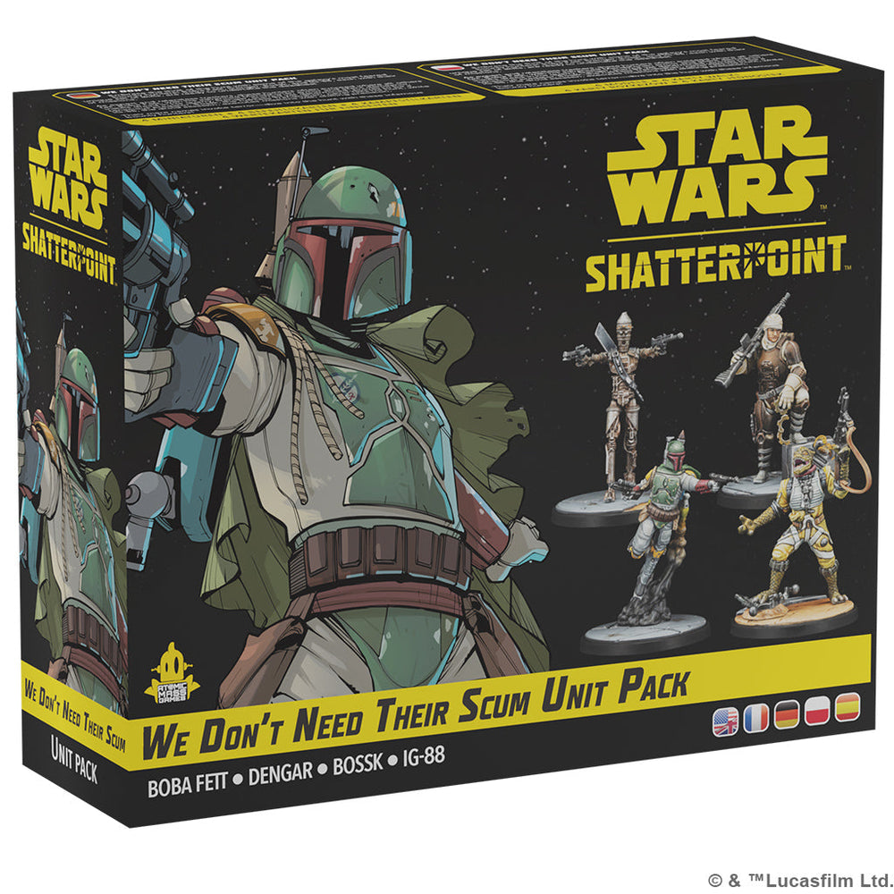 Star Wars Shatterpoint: We Don’t Need Their Scum Unit Pack (ONLINE ORDER ONLY)