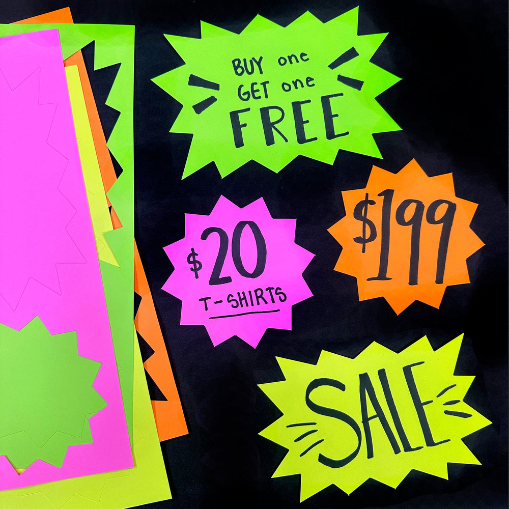 Starburst Signs (ONLINE ORDER ONLY)