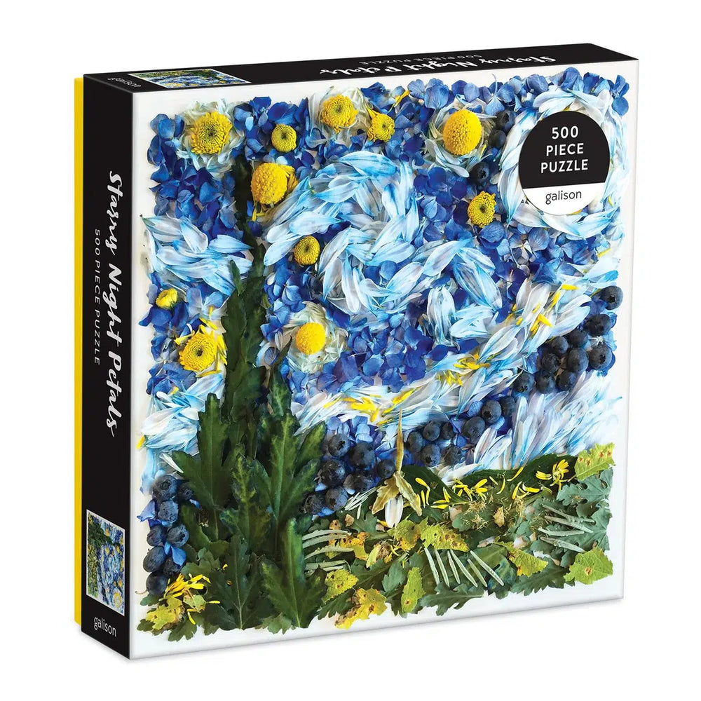 Starry Night Petals 500 Piece Jigsaw Puzzle Galison (ONLINE ORDER ONLY)