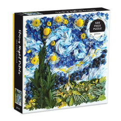 Starry Night Petals 500 Piece Jigsaw Puzzle Galison (ONLINE ORDER ONLY)