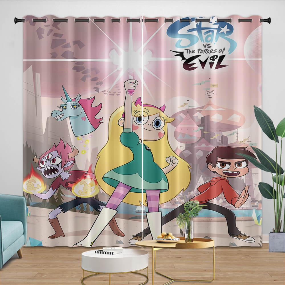 Star vs the Forces of Evil Curtains Blackout Window Drapes (Online Order Only)