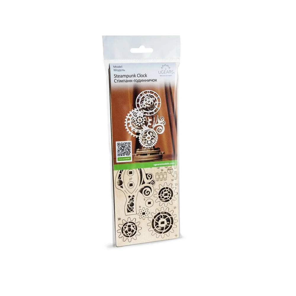 Steampunk Clock 3D Wood Model Kit UGEARS (ONLINE ORDER ONLY)