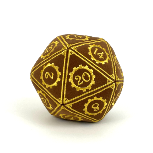 Steampunk D20 Plush (Enigma) (ONLINE ORDER ONLY)