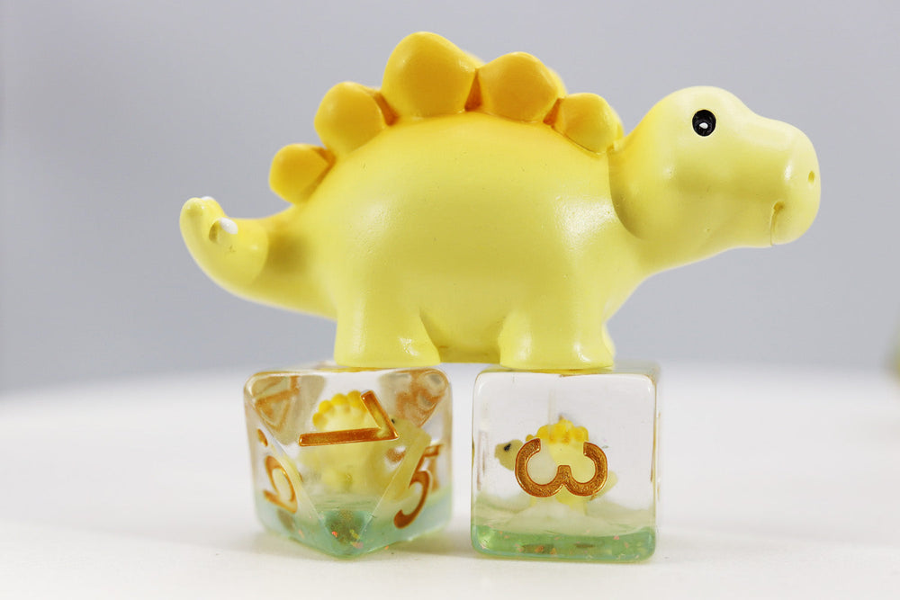 Stegosaurus RPG Dice Set (ONLINE ORDER ONLY)