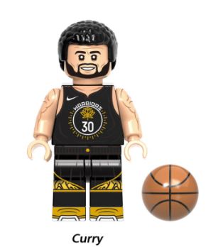 Stephen Curry Custom Minifig – NBA Star (Online Only)