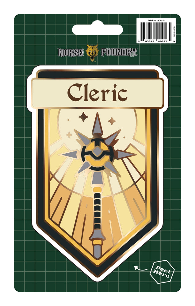 Sticker - Cleric (ONLINE ORDER ONLY)