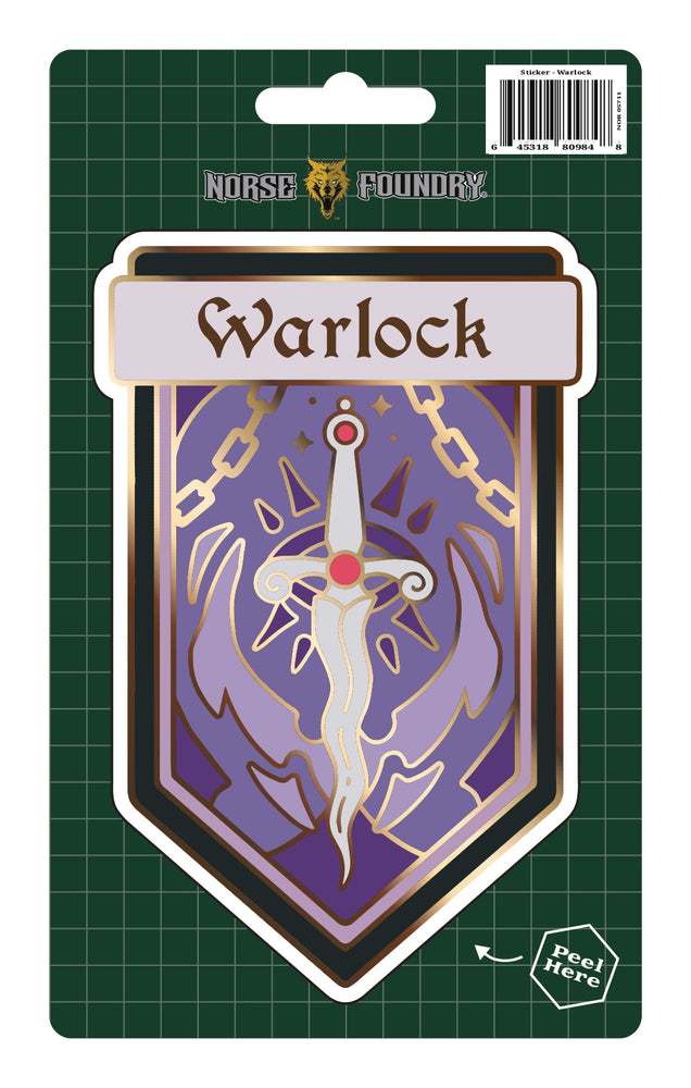 Sticker - Warlock (ONLINE ORDER ONLY)