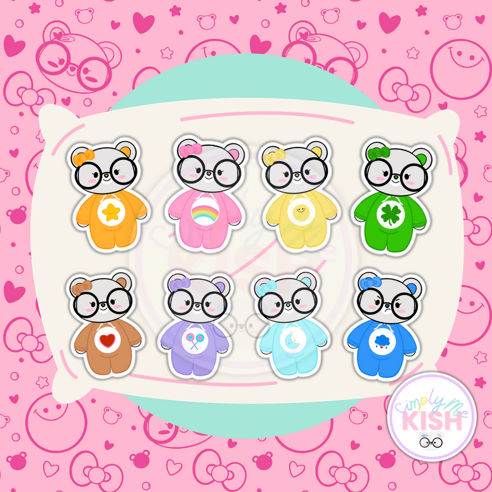 The Cozy Care-a-lots | Sticker Die Cuts (ONLINE ORDER ONLY)