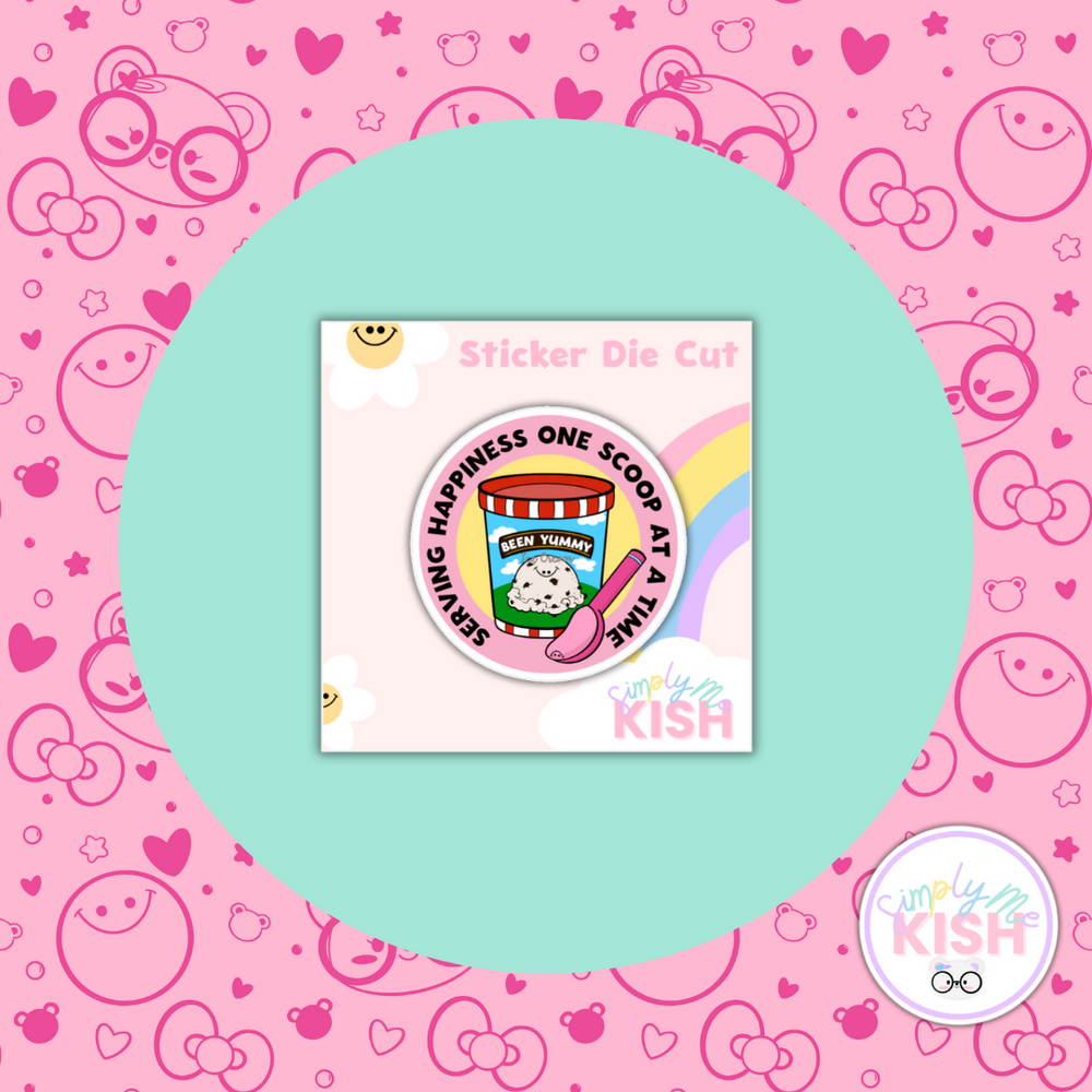 Yummy Ice Cream Collection  | Sticker Die Cuts (ONLINE ORDER ONLY)