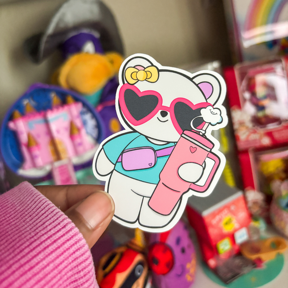 Bougie Emma Bear | Sticker Die Cut (ONLINE ORDER ONLY)