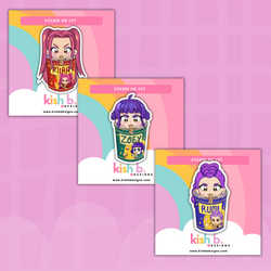 Demon Hunter's Ramen| Sticker Die Cut (ONLINE ORDER ONLY)