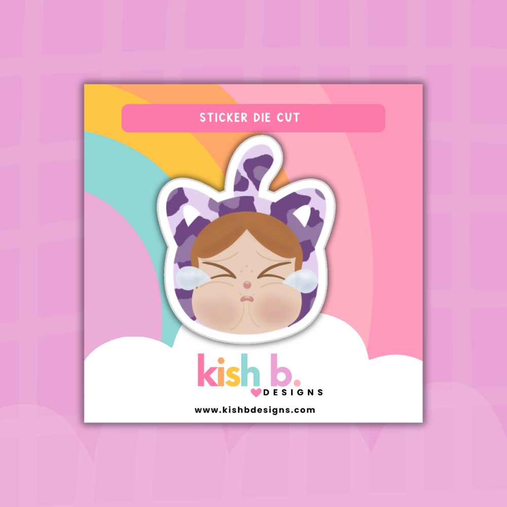 Furry Cry Baby | Sticker Die Cut(s) (ONLINE ORDER ONLY)