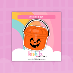 90's Halloween Buckets | Sticker Die Cut (ONLINE ORDER ONLY)