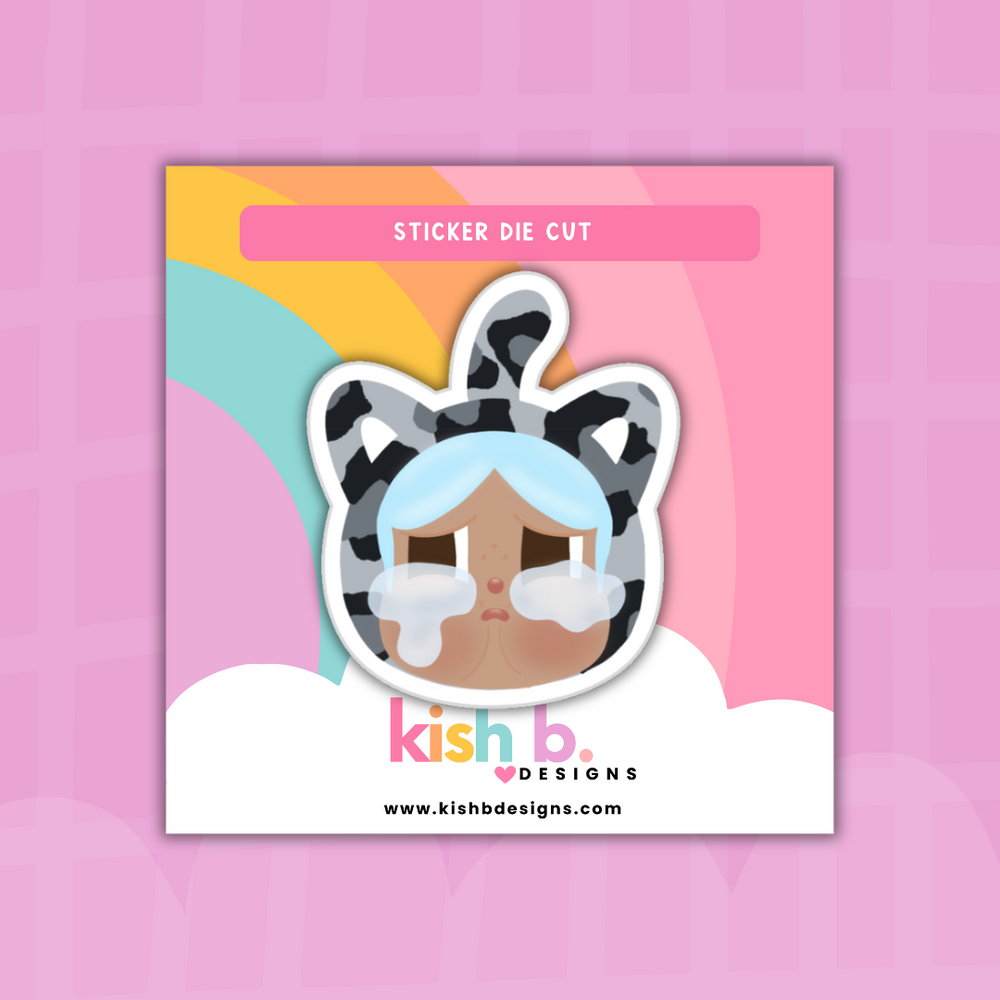Furry Cry Baby | Sticker Die Cut(s) (ONLINE ORDER ONLY)