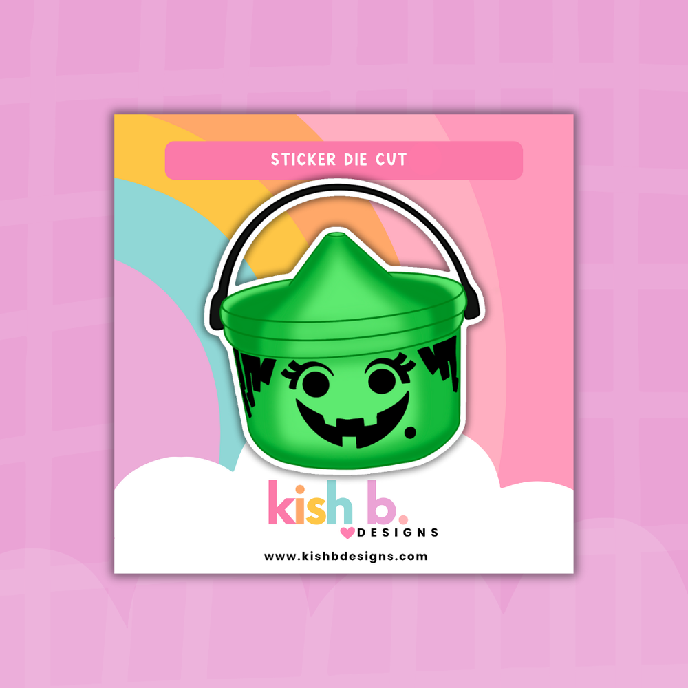 90's Halloween Buckets | Sticker Die Cut (ONLINE ORDER ONLY)
