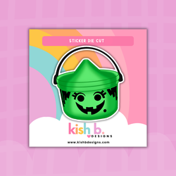 90's Halloween Buckets | Sticker Die Cut (ONLINE ORDER ONLY)