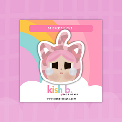 Furry Cry Baby | Sticker Die Cut(s) (ONLINE ORDER ONLY)