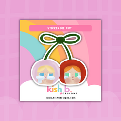 Cherry Baby| Sticker Die Cut(s) (ONLINE ORDER ONLY)