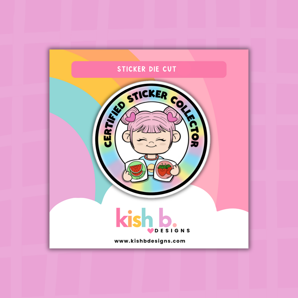 Certified Sticker Collector | Sticker Die Cut (ONLINE ORDER ONLY)