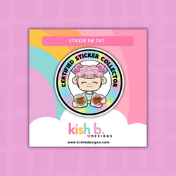 Certified Sticker Collector | Sticker Die Cut (ONLINE ORDER ONLY)