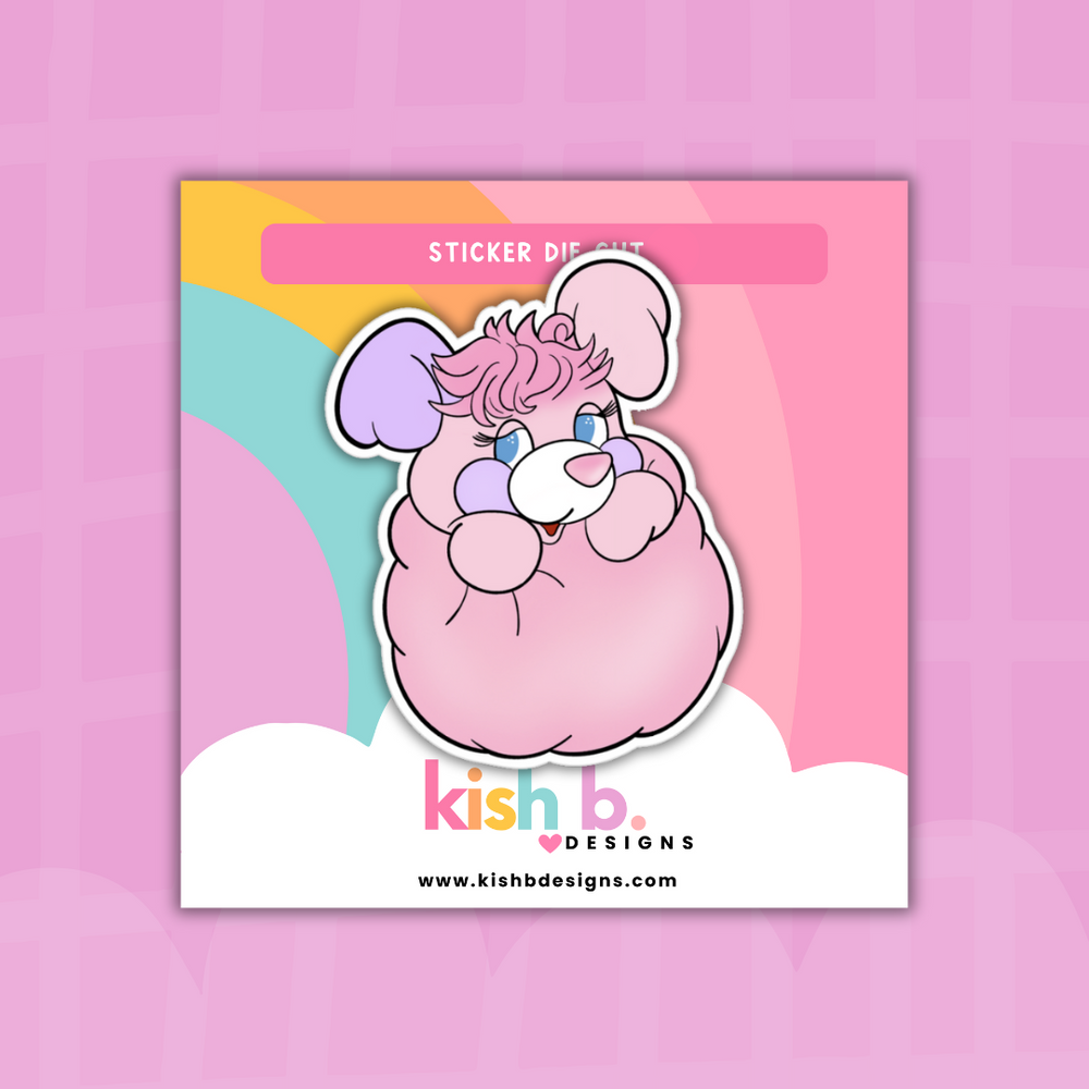 80's Popples Plushie| Sticker Die Cut(s) (ONLINE ORDER ONLY)