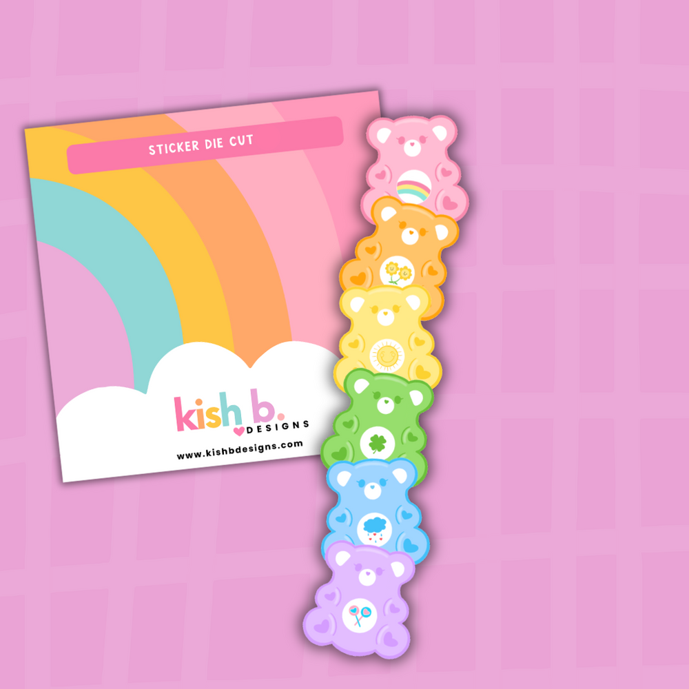 Gummy Bear Stacked| Sticker Die Cut (ONLINE ORDER ONLY)