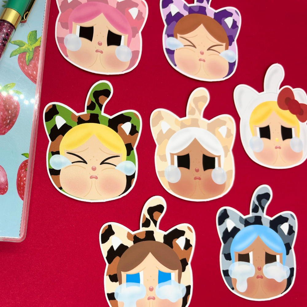 Furry Cry Baby | Sticker Die Cut(s) (ONLINE ORDER ONLY)