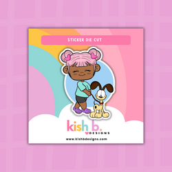 Dog Mom |Sticker Die Cut (ONLINE ORDER ONLY)