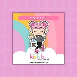 Book Lover | Sticker Die Cut (ONLINE ORDER ONLY)