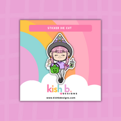 Witches Brew| Witchy Vibes | Sticker Die Cut (ONLINE ORDER ONLY)