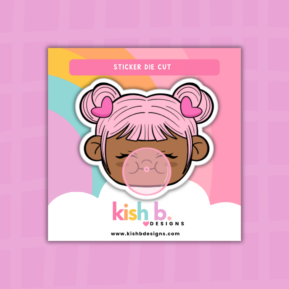 Bubble Gum | Kenny| Character Doodles | Sticker Die Cut (ONLINE ORDER ONLY)