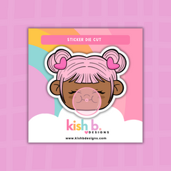 Bubble Gum | Kenny| Character Doodles | Sticker Die Cut (ONLINE ORDER ONLY)