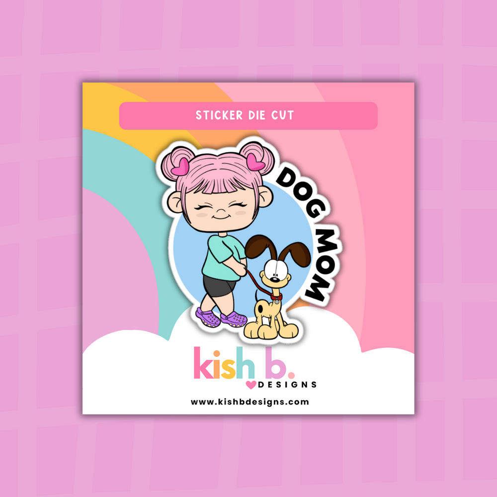 Dog Mom |Sticker Die Cut (ONLINE ORDER ONLY)