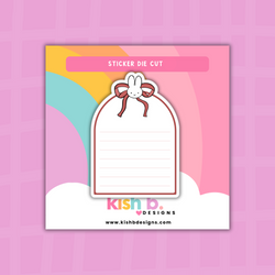 Strawberry Trinkets|Note|Journal| Sticker Die Cut(s) (ONLINE ORDER ONLY)