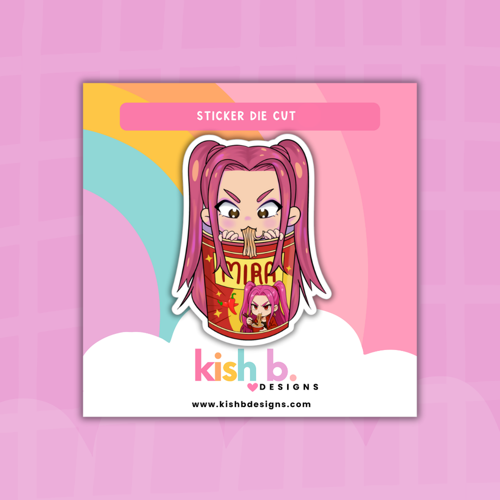 Demon Hunter's Ramen| Sticker Die Cut (ONLINE ORDER ONLY)