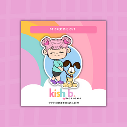 Dog Mom |Sticker Die Cut (ONLINE ORDER ONLY)