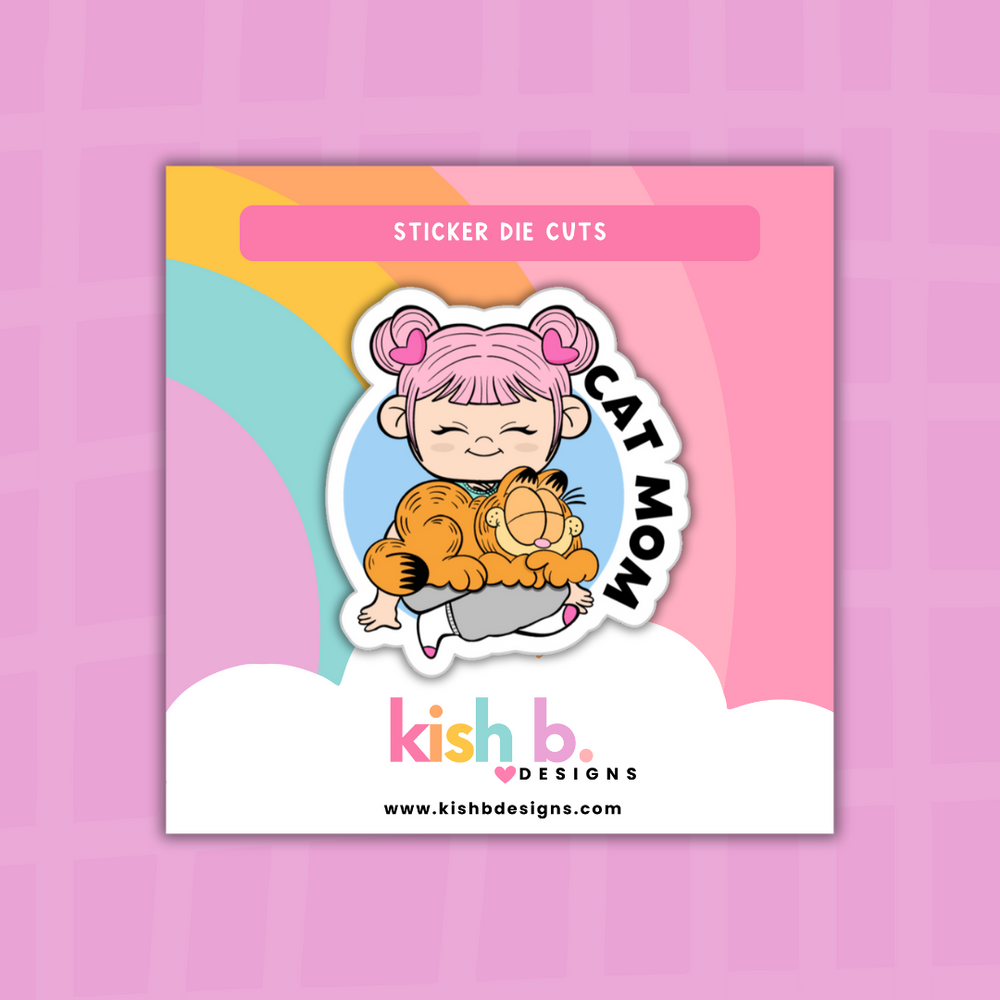 Cat Mom |Sticker Die Cut (ONLINE ORDER ONLY)
