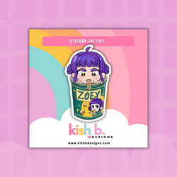 Demon Hunter's Ramen| Sticker Die Cut (ONLINE ORDER ONLY)