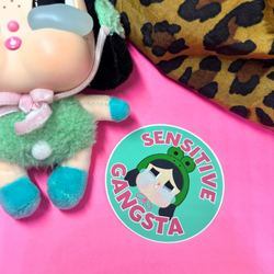 Sensitive Gangsta| Sticker Die Cut (ONLINE ORDER ONLY)