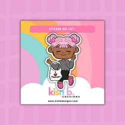 I Love Thrifting | Kenny| Character| Sticker Die Cut (ONLINE ORDER ONLY)