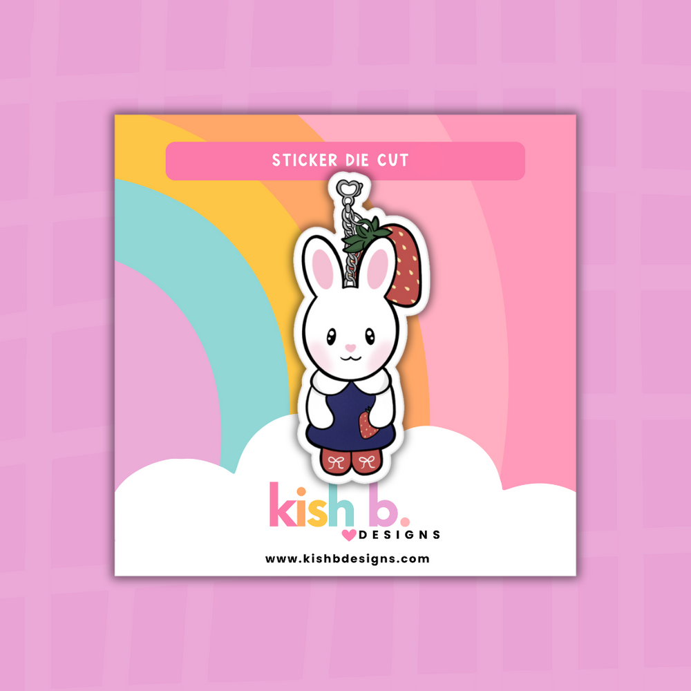 Strawberry Trinkets| Sticker Die Cut(s) (ONLINE ORDER ONLY)