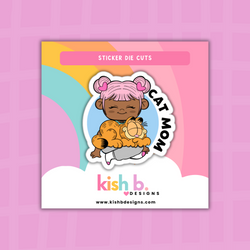 Cat Mom |Sticker Die Cut (ONLINE ORDER ONLY)
