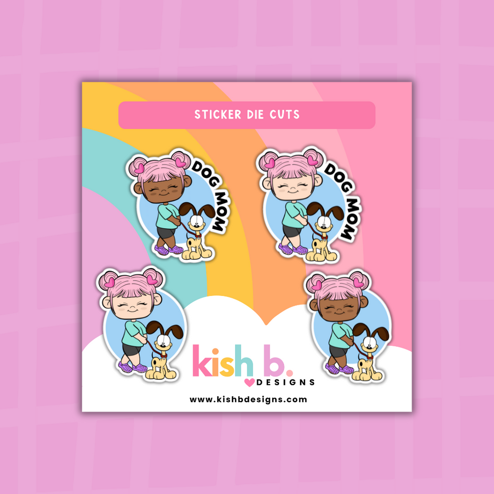Dog Mom |Sticker Die Cut (ONLINE ORDER ONLY)
