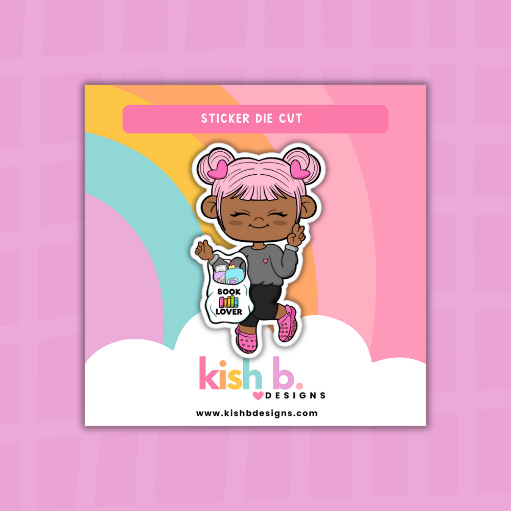 Book Lover | Sticker Die Cut (ONLINE ORDER ONLY)