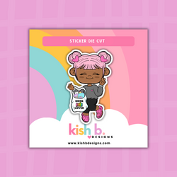 Book Lover | Sticker Die Cut (ONLINE ORDER ONLY)