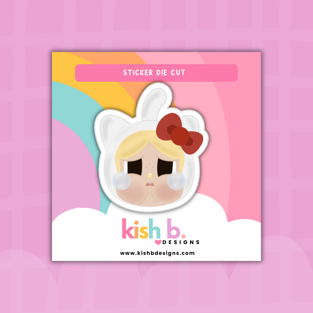 Furry Cry Baby | Sticker Die Cut(s) (ONLINE ORDER ONLY)