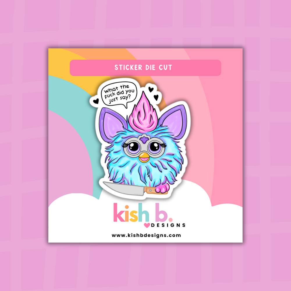 Sassy Furby| Sticker Die Cut (ONLINE ORDER ONLY)